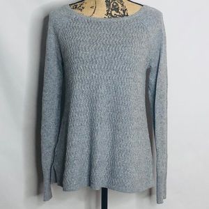 LOFT grey long sleeve sweater size size XS